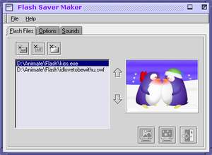Flash Screensaver Maker screenshot