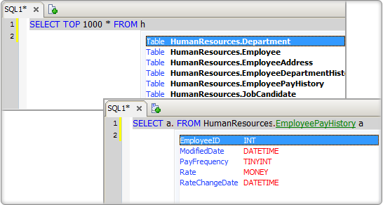 SQLGate for SQL Server - 향상된 SQL 에디터 